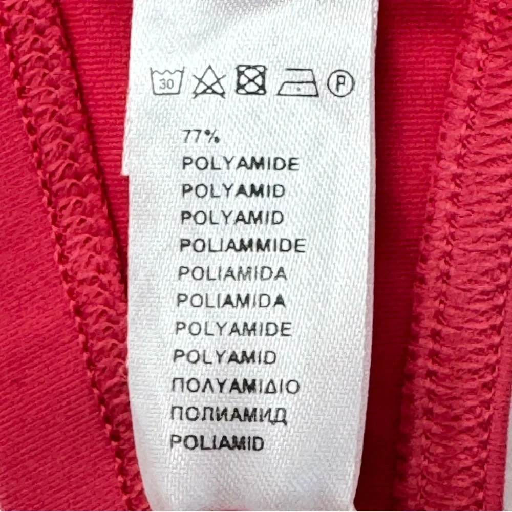 NWT ERES “Pop Roller” Button Detailed Halter Bikini Top Fuchsia Pink Full Cup - Picture 13 of 16